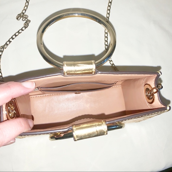 Kate Spade White Rock Road Luxe Mini Sam Bag  Gold - Picture 5 of 8